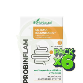 Pack 6x Probinflam 20 Cápsulas Soria Natural