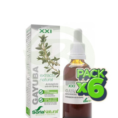 Pacote com 6x Extrato de Uva-ursina Fórmula XXI 50ml. Sória Natural