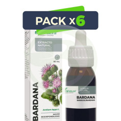 Pacote com 6x Extrato de Bardana XXI 50ml. Sória Natural