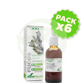 Pack 6x Extracto De Fucus Fórmula XXI 50Ml. Soria Natural