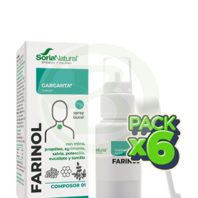 Pack 6x Composor 1 Farinol Complex 30Ml. Soria Natural