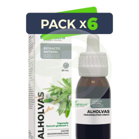 Pack 6x Extracto De Alholvas XXI 50Ml. Soria Natural