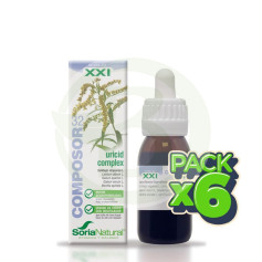 Pacote com 6x Composor 32 Uricid Complex 50ml. Sória Natural