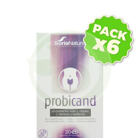 Pack 6x Probicand 20 Cápsulas Soria Natural