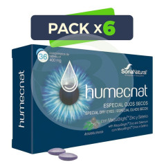 Pack 6x Humecnat 36 Comprimidos Soria Natural