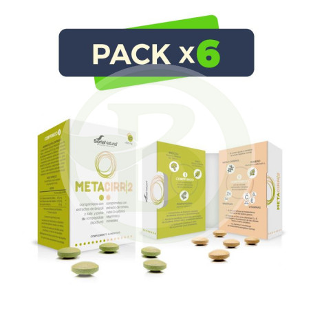 Pack 6x Metacirr2 120 Comprimidos Soria Natural