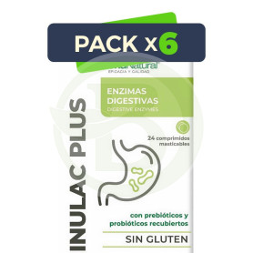 Pack 6x Inulac Plus 24 Comprimidos Soria Natural