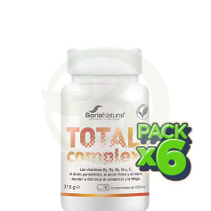 Pacote 6x Total Complex 30 Comprimidos Soria Natural