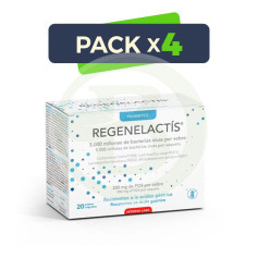 Pacote com 4x Regenelactis 20 Envelopes Intersa