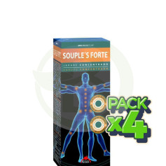 Pacote com 4 Souples Forte 500ml. Intersa