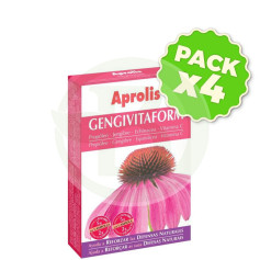 Pacote com 4x Aprolis Gengivitaform 20 Ampolas Intersa