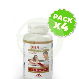 Pack 4x DHA Adultos 90 Perlas Intersa