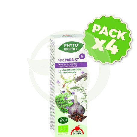 Pack 4x Phyto-Biopole N9 Mix-Para-St Bio 50Ml. Intersa
