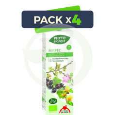 Pacote com 4x Phyto-Biopole 7 Mix-Pec Bio 50ml. Intersa