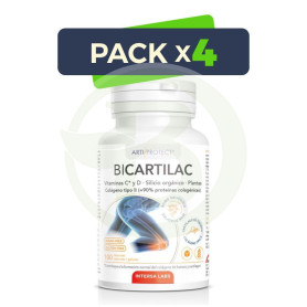 Pack 4x Bicartilac 100 Capsulas Intersa Labs
