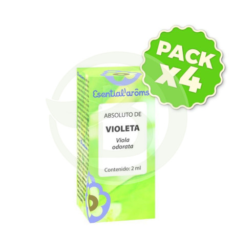 Pack 4x Absoluto de Violeta 2Ml. Esential Aroms
