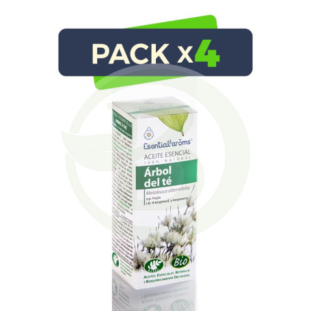 Pack 4x Aceite Esencial de Árbol del Té 10Ml. Esential Aroms
