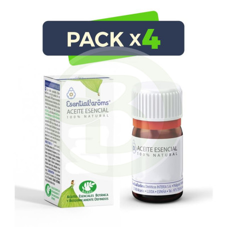 Pack 4x Aceite Esencial De Milenrama 5Ml. Esential Aroms