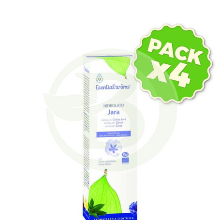 Pack 4x Hidrolato de Jara Bio 100Ml. Esential Aroms