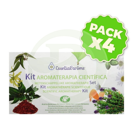 Pack 4x Kit Aromaterapia Esential Aroms