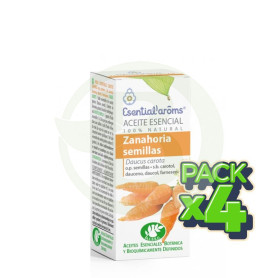 Pack 4x Aceite Esencial Zanahoria Semilla 30Ml. Esential Aroms