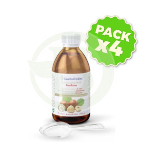 Pack 4x Aceite Vegetal De Avellanas 1Lt. Esential Aroms