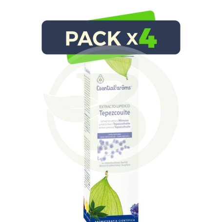 Pack 4x Extracto Lipídico De Tepezcohuite 500Ml. Esential Aroms