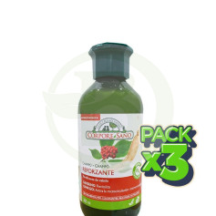 Pacote com 3 Shampoos Reforçadores 300ml. Corpo Saudável