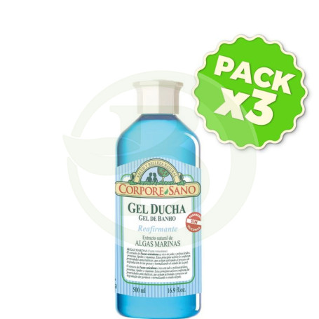 Pack 3x Gel De Baño Algas Marina 500Ml. Corpore Sano
