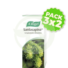 Pacote com 3 x 2 xarope Santasapina Vogel 200 ml.
