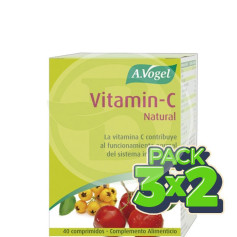 Pacote 3x2 Vitamina C Vogel 40 Comprimidos