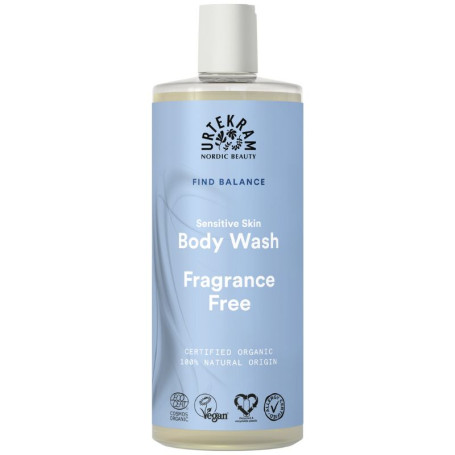 Sabonete Líquido Corporal Sem Fragrância Urtekram para Pele Sensível 500ml