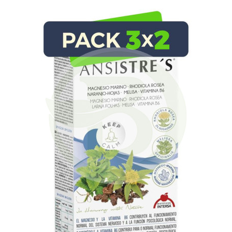 Pack 3x2 Ansistres 60 Capsulas Intersa