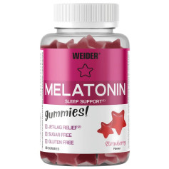 Gomas de Melatonina de Morango 60 Gomas Weider