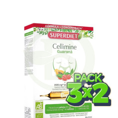 Pack 3x2 Cellimine Quema Grasas Bio 20 Ampollas Superdiet