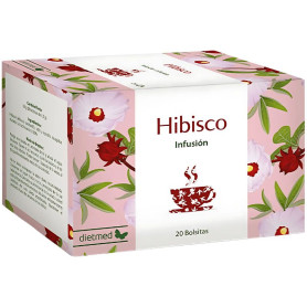 Infusão de Hibisco (Flor da Jamaica) 20 Sachês Dietmed