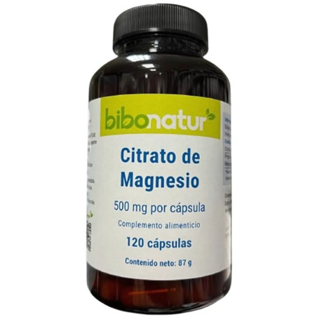 Citrato de Magnésio 120 Cápsulas Bibonatur