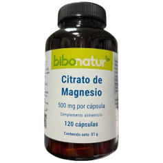 Citrato de Magnésio 120 Cápsulas Bibonatur