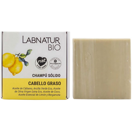 Labnatur Shampoo Sólido Orgânico para Cabelos Oleosos 75g