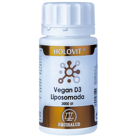 Holovit Vegan D3 Liposomada 3000Ui 50 Cápsulas Equisalud