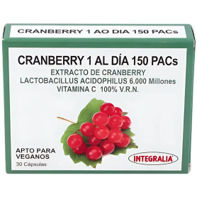 Cranberry 1 a Day 150 Pacotes 30 Cápsulas Integralia