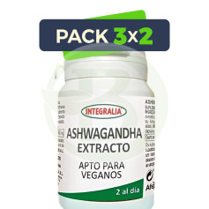 Pacote 3x2 Extrato de Ashwagandha 60 Cápsulas Integralia