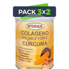 Pacote 3x2 Colágeno Solúvel Forte Cúrcuma 300G Integralia