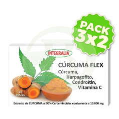 Pacote 3x2 Turmeric Flex 20 frascos Integralia