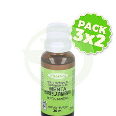 Pacote 3x2 Óleo Essencial de Hortelã-Pimenta Orgânico 30ml Integralia