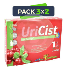 Pacote 3x2 Uricist 30 cápsulas Pinisan