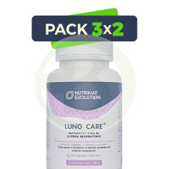 Pacote 3x2 Lung Care 60 Cápsulas Vegetais Nutrinat Evolution