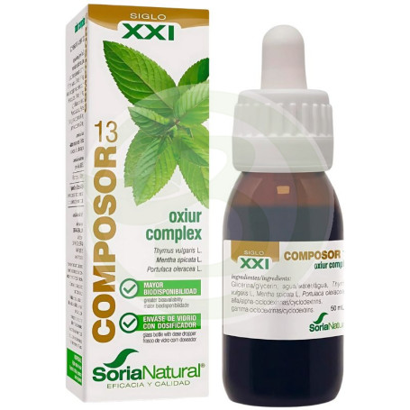 Composor 13 Oxiur Complex Fórmula Xxi Soria Natural