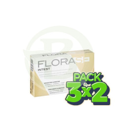 Pacote 3x2 Florase Intest 40 Cápsulas Santiveri