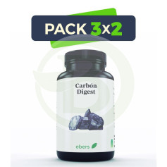 Pack 3x2 Carbon Digest 815 Mg 60 Perlas Ebers